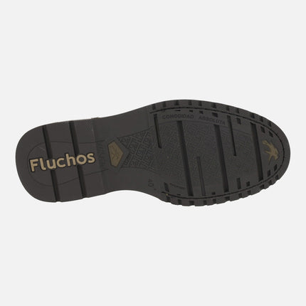 Botas de serraje para hombre con cordones y cremallera BUGGY