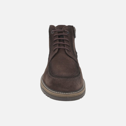 Botas de serraje para hombre con cordones y cremallera BUGGY