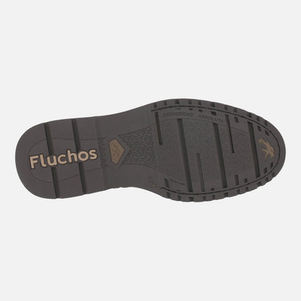 Botas de serraje para hombre con cordones y cremallera BUGGY
