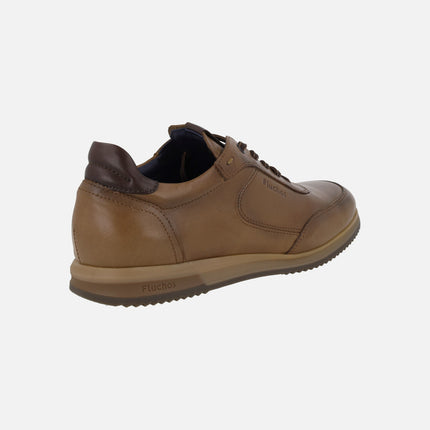 Zapatos deportivos de piel para hombre Samir camel