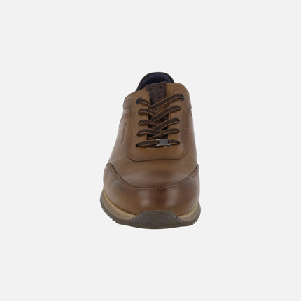 Zapatos deportivos de piel para hombre Samir camel
