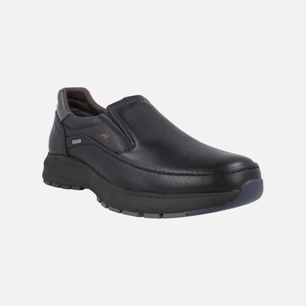 Mocasines de piel con elásticos y membrana FLUCHOSTEX