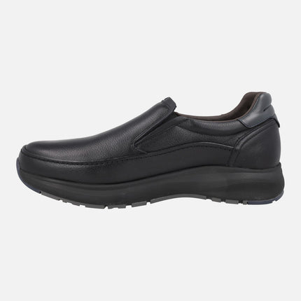 Mocasines de piel con elásticos y membrana FLUCHOSTEX