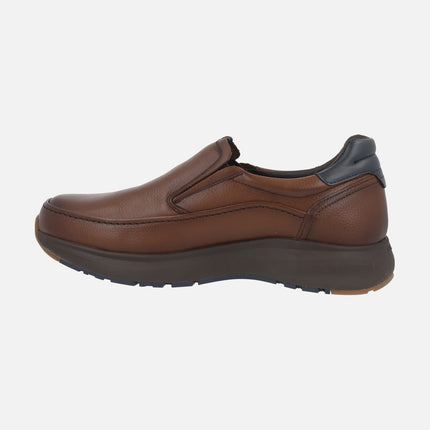 Mocasines de piel con elásticos y membrana FLUCHOSTEX