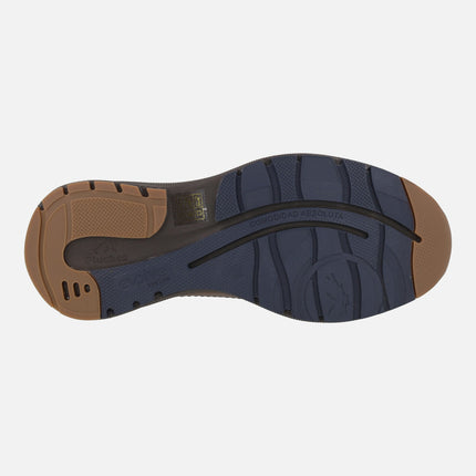Mocasines de piel con elásticos y membrana FLUCHOSTEX