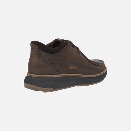 WILDFORD men's lace-up shoes in brown leather
