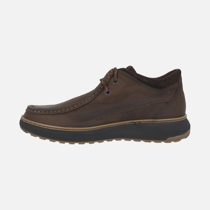 WILDFORD men's lace-up shoes in brown leather