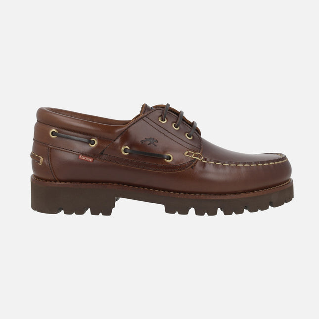 RICHFIELD men's leather boating shoes