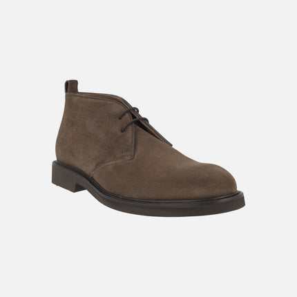Botines de cordones para hombre BALTIMORE en ante marrón