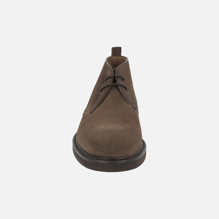 Botines de cordones para hombre BALTIMORE en ante marrón