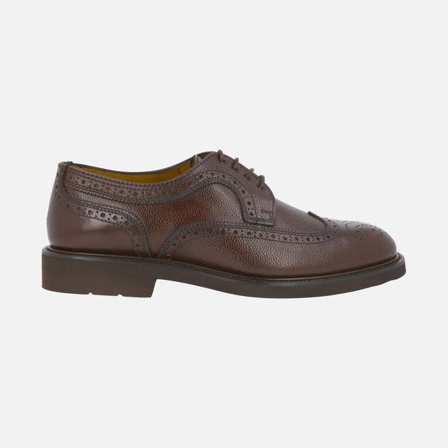 Blucher Vega Baltimore shovel in brown engraved leather