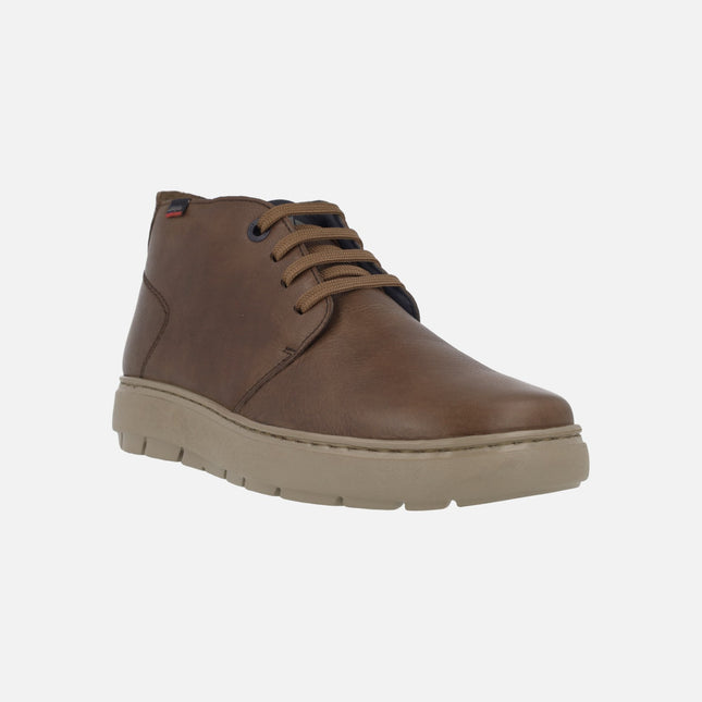 Men's lace-up ankle boots with XL Extralight sole