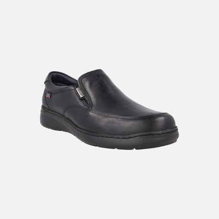 Mocasines negros de piel con membrana impermeable para hombre Chuck Water