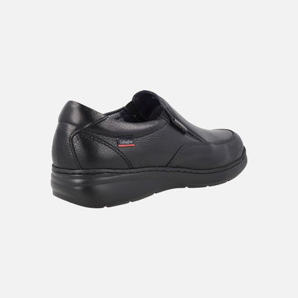 Mocasines negros de piel con membrana impermeable para hombre Chuck Water