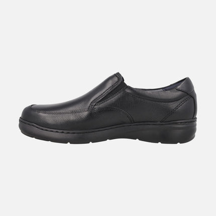 Mocasines negros de piel con membrana impermeable para hombre Chuck Water