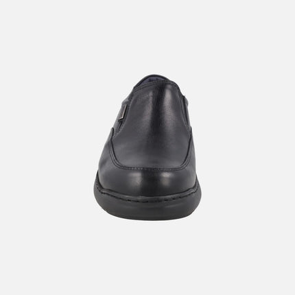 Mocasines negros de piel con membrana impermeable para hombre Chuck Water