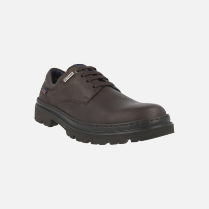 Men's lace-up shoes with Extralight sole and waterproof membrane