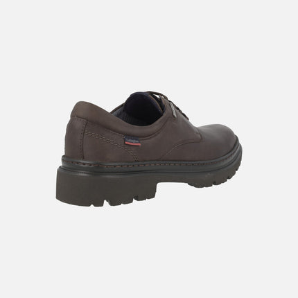 Men's lace-up shoes with Extralight sole and waterproof membrane