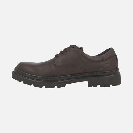 Men's lace-up shoes with Extralight sole and waterproof membrane