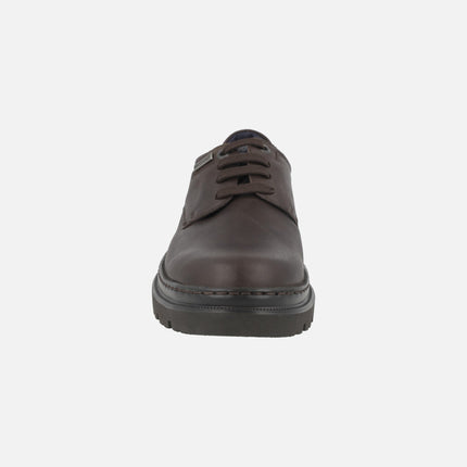 Men's lace-up shoes with Extralight sole and waterproof membrane