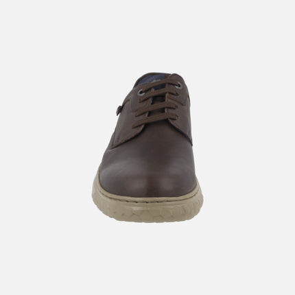 Zapatos de piel para hombre con cordones y membrana impermeable Terrain Water