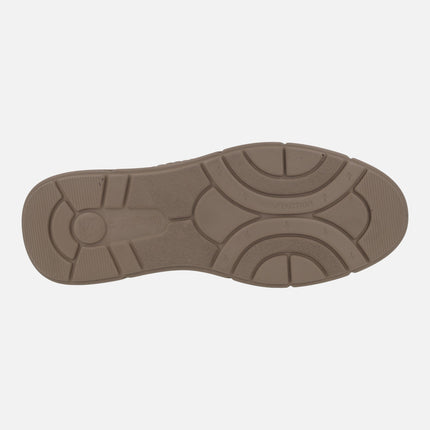 NOBU wallabee style men's lace-up leather shoes