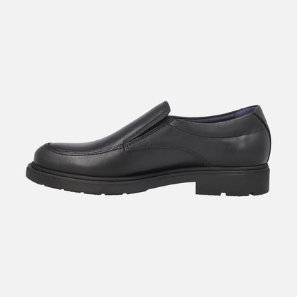 Greenlandia men's moccasins with elastics Black