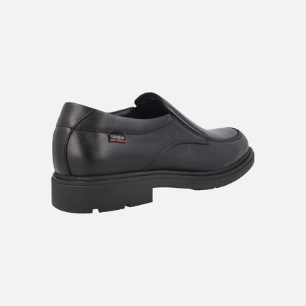 Greenlandia men's moccasins with elastics Black
