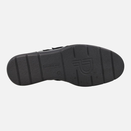 SPECIAL WIDTH ankle boots with velcro closure