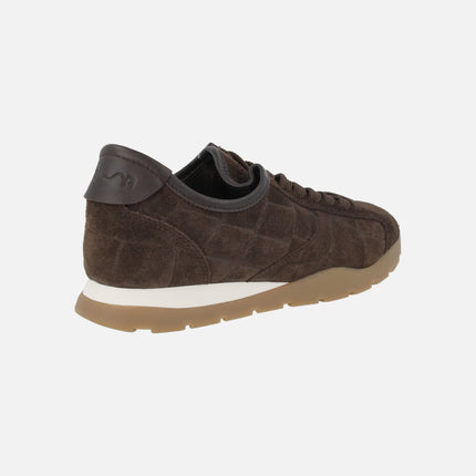 Women's sneakers in crocodile-effect suede DAMI_CS