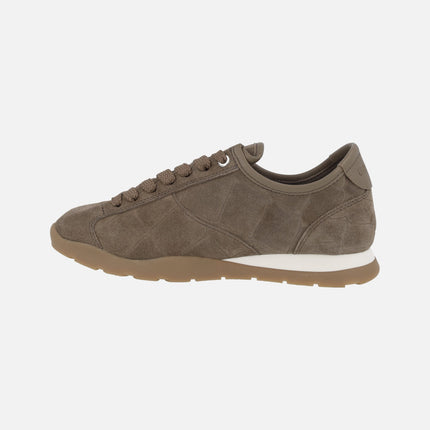 Women's sneakers in crocodile-effect suede DAMI_CS