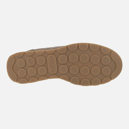 Women's sneakers in crocodile-effect suede DAMI_CS