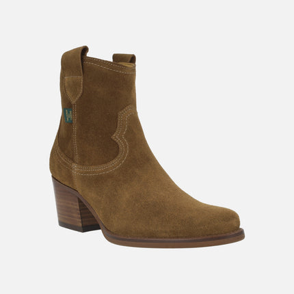 Botines de tacón estilo cowboy DKT98