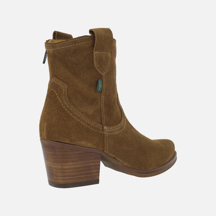 Botines de tacón estilo cowboy DKT98