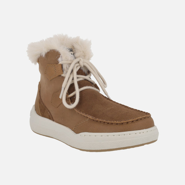 Lace-up leather boots for women ATLAS
