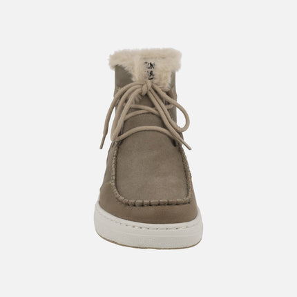 Botas de piel con cordones para mujer ATLAS