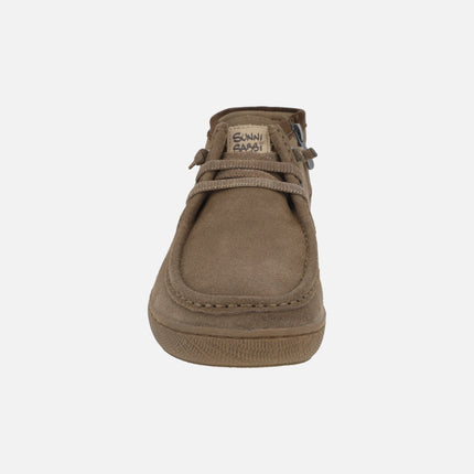 Botines para mujer con cordones elásticos y cremallera NAYA