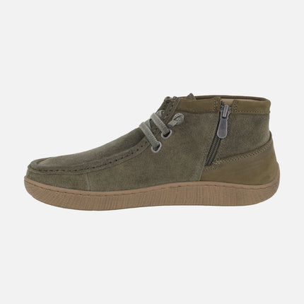 Botines para mujer con cordones elásticos y cremallera NAYA