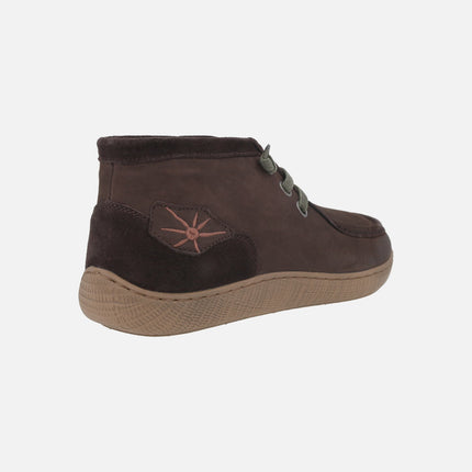 Botines de piel para hombre TAKAN con cordones elásticos