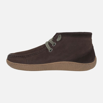 Botines de piel para hombre TAKAN con cordones elásticos