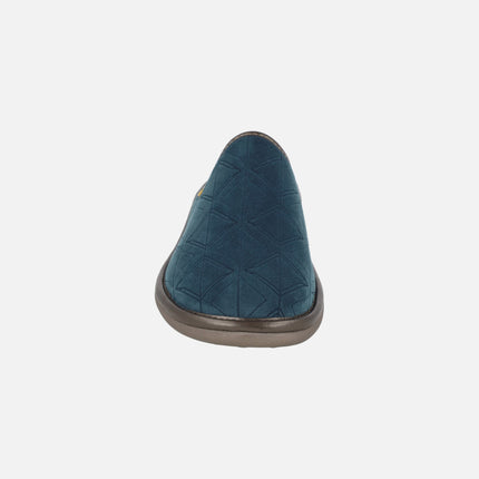 Women's barefoot house slippers in velvet fabric