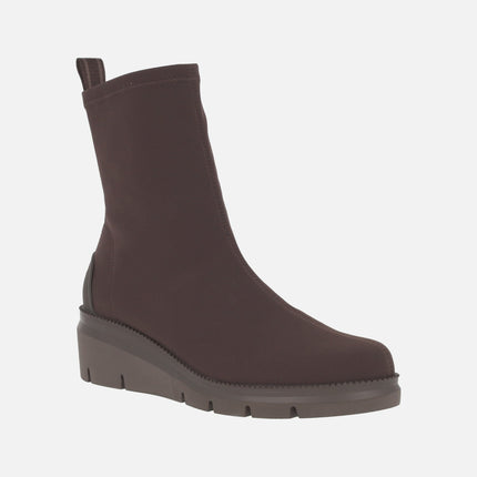 ORVIETO women's ankle boots in elastic Water repellent fabric