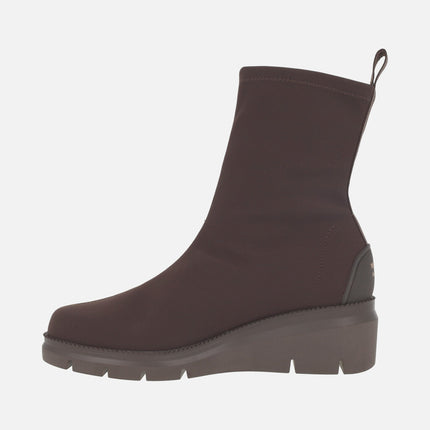 ORVIETO women's ankle boots in elastic Water repellent fabric