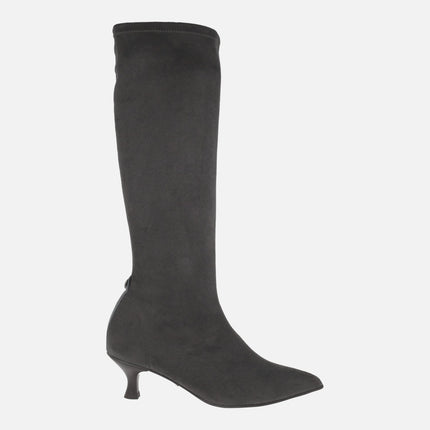 Botas altas Yantai de tejido elástico efecto ante WATER REPELLENT