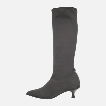Botas altas Yantai de tejido elástico efecto ante WATER REPELLENT