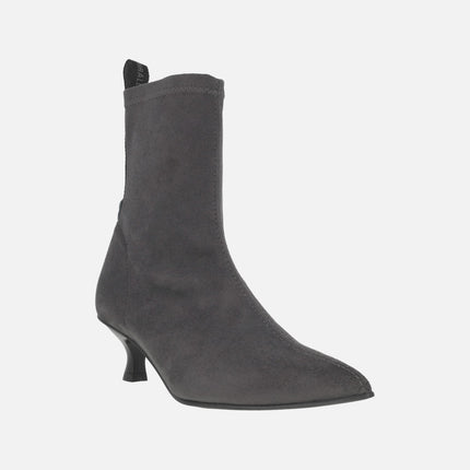 Botines de tacón Murten en tejido elástico efecto ante WATER REPELLENT