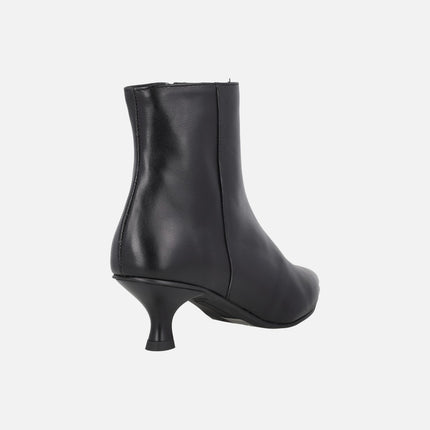 Botines negros de piel Valmiera