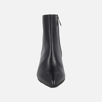 Botines negros de piel Valmiera