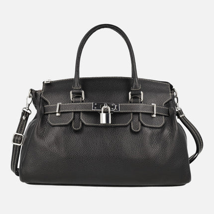 Bolsos tote de piel estilo hermes con asa bandolera