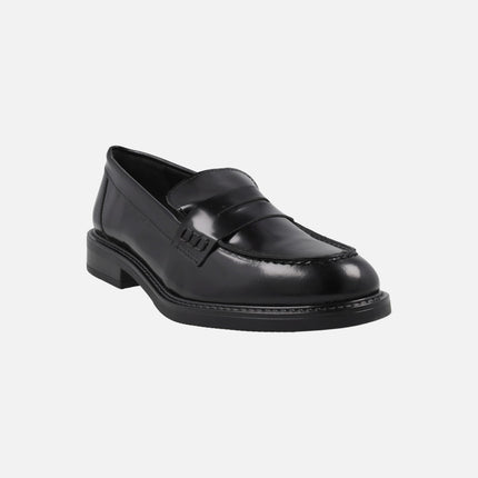 Mocasines con antifaz para mujer en piel florentic brillo